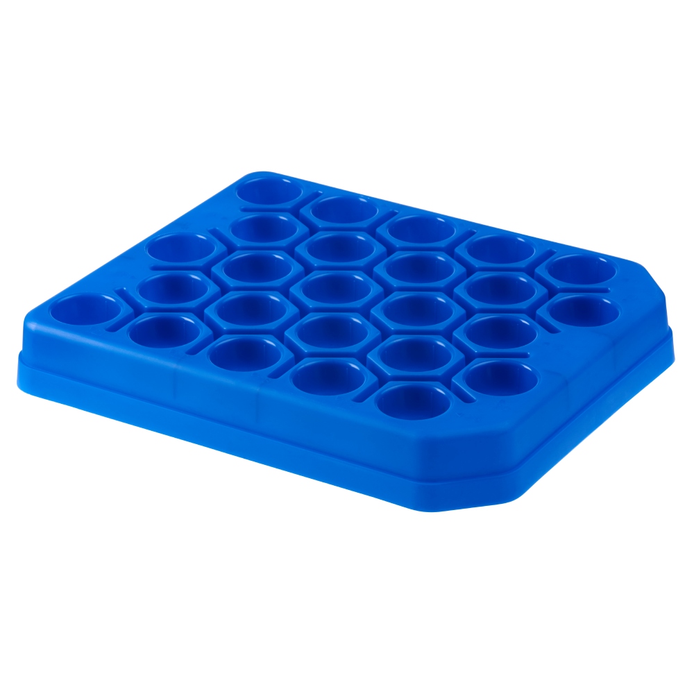 Picture of CultureStar PLASTIC RACK ONLY, Blue, 50mL Centrifuge Tube, Non-sterile, Reusable - 5